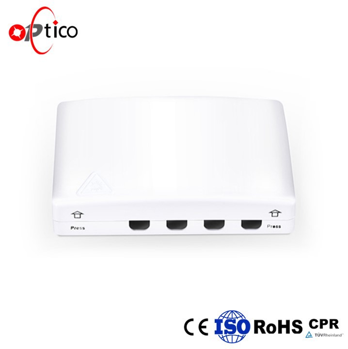 4 Core SC vægmonteret fiberoptisk terminalboks