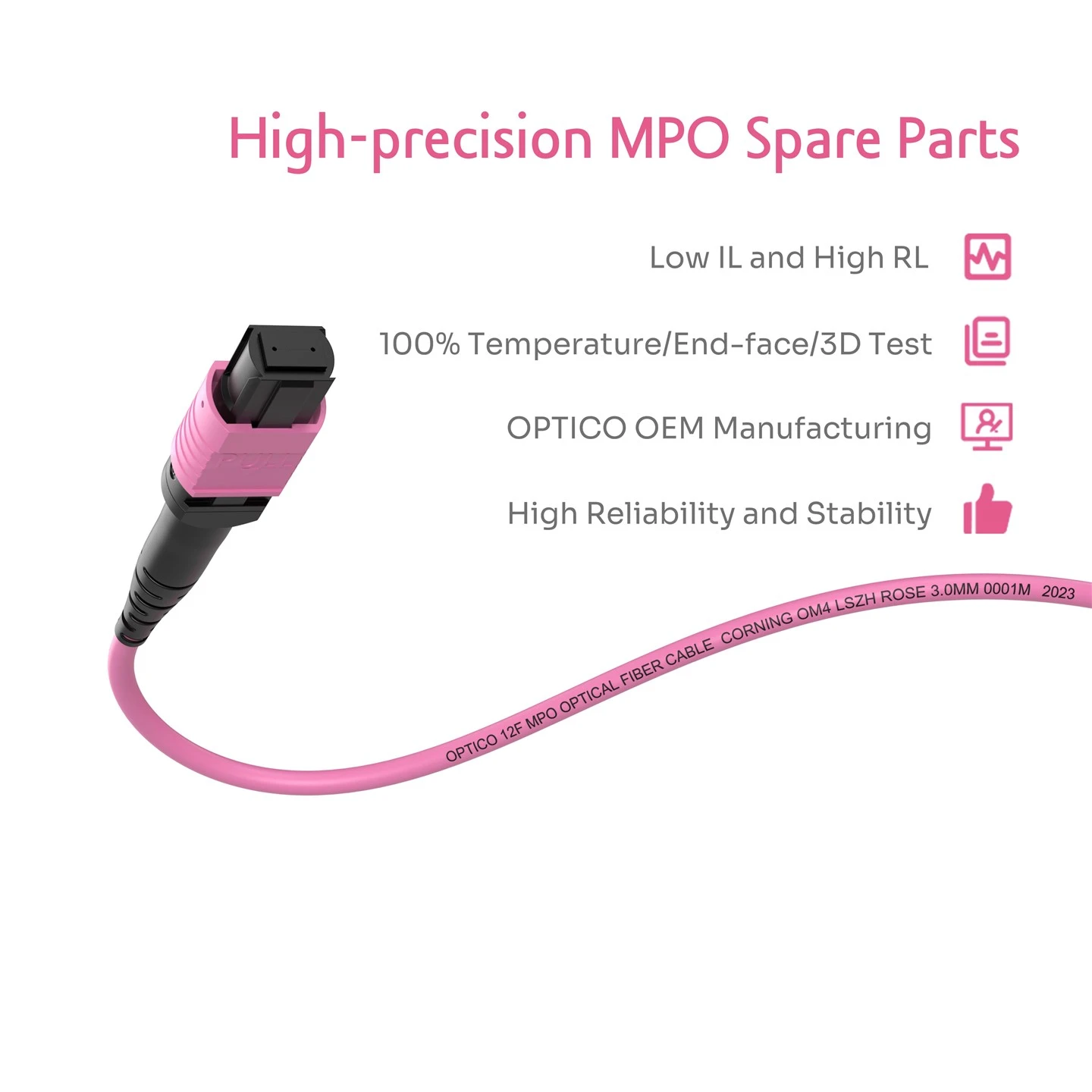 MTP Patch Cord OM4 12 Cores